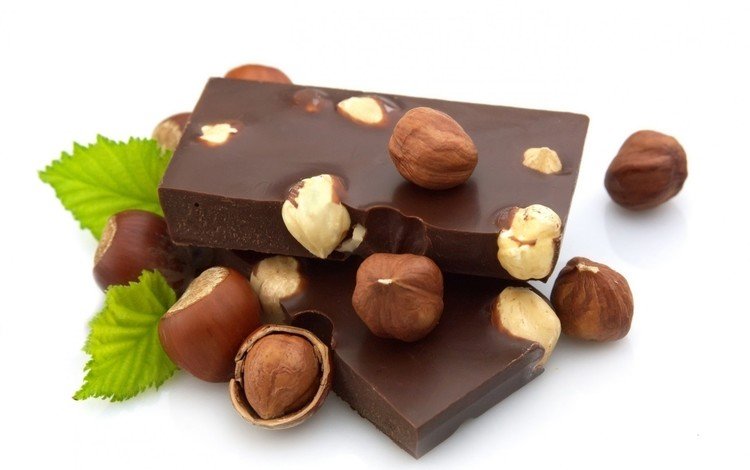шоколад, сладкое, орех, фундук, chocolate, sweet, walnut, hazelnuts