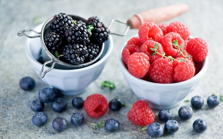 малина, ягоды, черника, посуда, ежевика, anna verdina, raspberry, berries, blueberries, dishes, blackberry