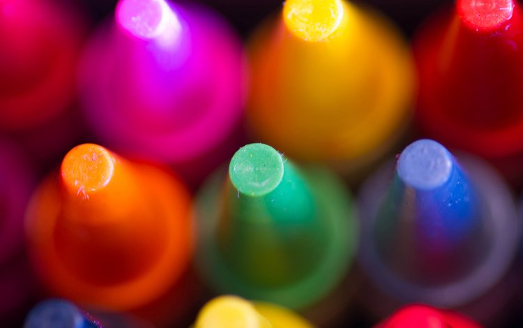 макро, разноцветные, цвет, мелки, ~dgh~, colour in a box, восковые карандаши, macro, colorful, color, crayons
