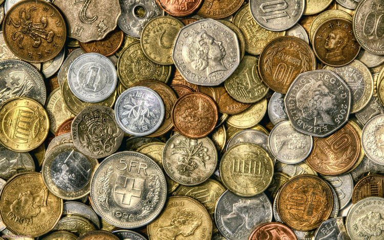 деньги, монеты, мелочь, монеты мира, money, coins, detail, the coins of the world