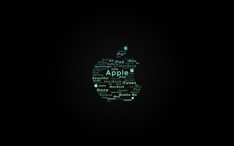 логотип, iphone 5, шаблон, валлпапер, эппл, logo, template, wallpaper, apple