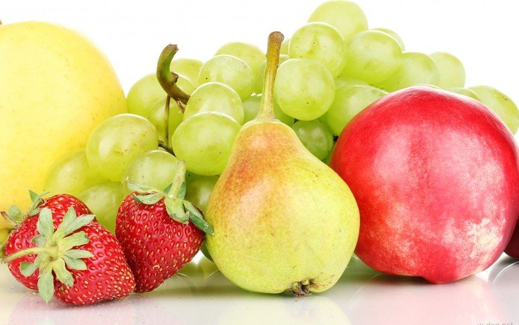виноград, фрукты, яблоки, клубника, ягоды, груши, слива, grapes, fruit, apples, strawberry, berries, pear, drain