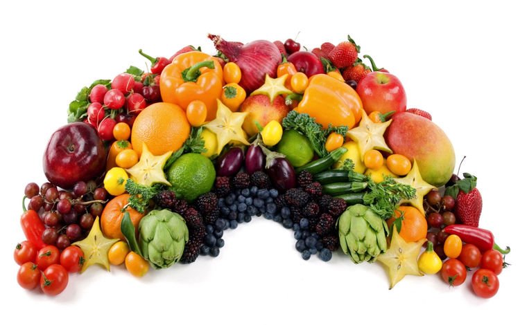 фрукты, ягоды, овощи, natural foods, fruit, berries, vegetables