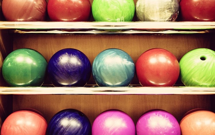 шары, цвет, боулинг, полки, markus spiske, balls, color, bowling, shelves