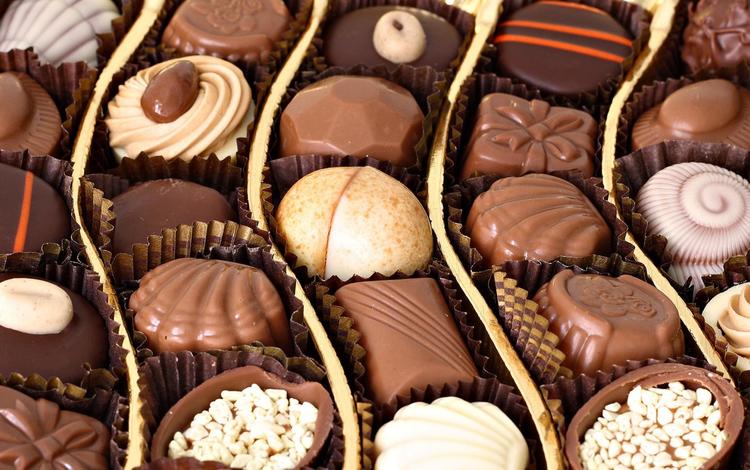 конфеты, шоколад, коробка, сладкое, ассорти, candy, chocolate, box, sweet, cuts