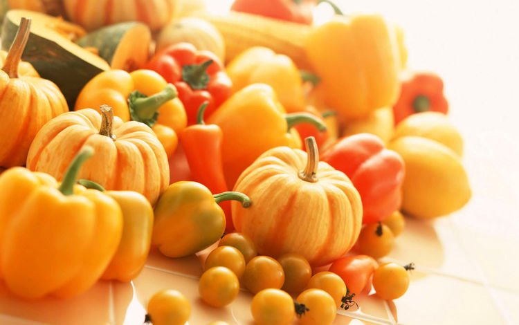 овощи, помидоры, тыква, перец, vegetables, tomatoes, pumpkin, pepper