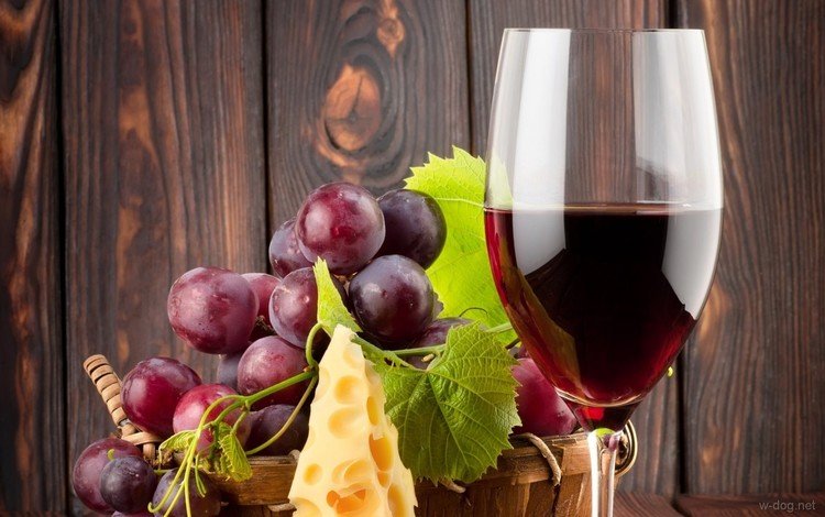 виноград, сыр, вино, красное вино, бокал вина, grapes, cheese, wine, red wine, a glass of wine