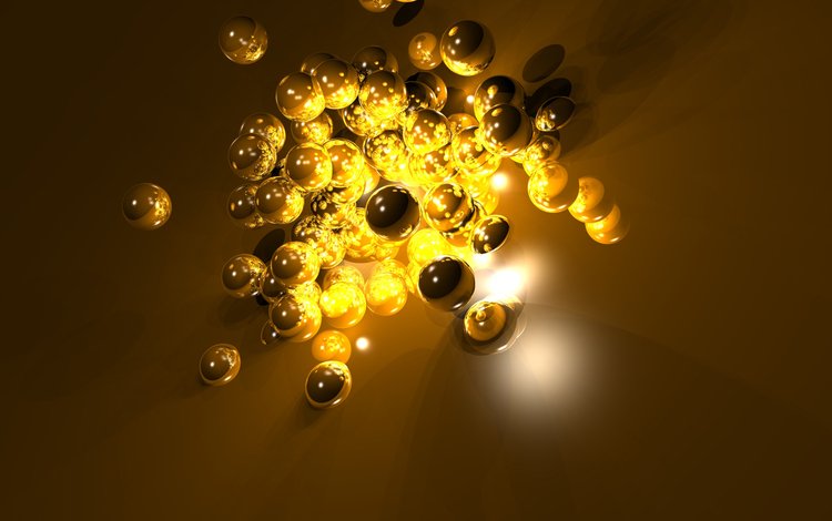 свет, шары, абстракция, фон, шарики, поверхность, light, balls, abstraction, background, surface