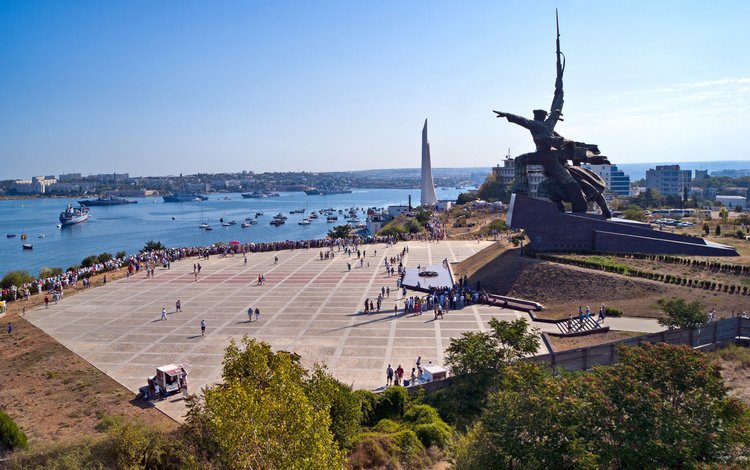 крым, севастополь, памятник морякам, crimea, sevastopol, a monument to the sailors