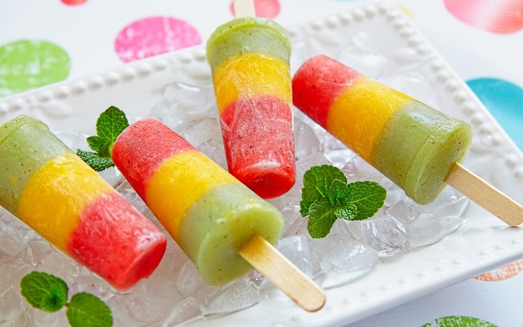мороженое, разноцветное, сладкое, мороженное, фруктовый лед, ice cream, colorful, sweet, fruit ice