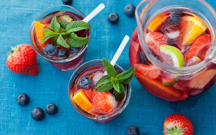 напиток, фрукты, ягоды, лимонад, ассорти, drink, fruit, berries, lemonade, cuts