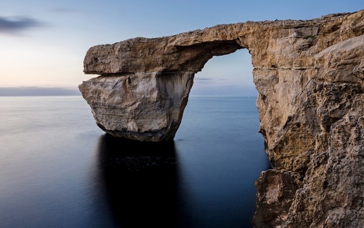 скалы, сент-лоренс, море, лазурное окно, залив двейры, скала, тень, камень, арка, мальта, гозо, rocks, saint lawrence, sea, rock, shadow, stone, arch, malta, gozo