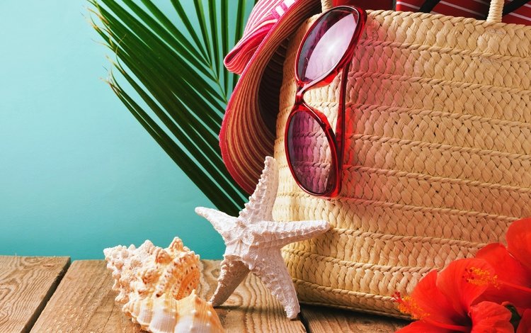песок, каникулы, пляж, летнее, аксессуаров, лето, очки, ракушки, шляпа, морская звезда, песка, seashells, sand, vacation, beach, accessories, summer, glasses, shell, hat, starfish