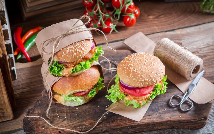 бутерброд, гамбургер, ножницы, булочка, биг мак, бургер, бекон, бигмак, sandwich, hamburger, scissors, bun, big mac, burger, bacon