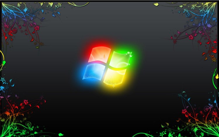 темный фон, операционная система, винда, the dark background, operating system, windows