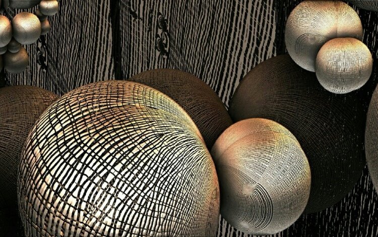 шары, абстракция, 3д, balls, abstraction, 3d