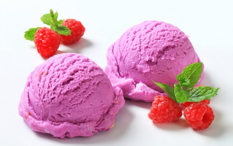 малина, мороженое, ягоды, лесные ягоды, мороженное, десерт, raspberry, ice cream, berries, dessert