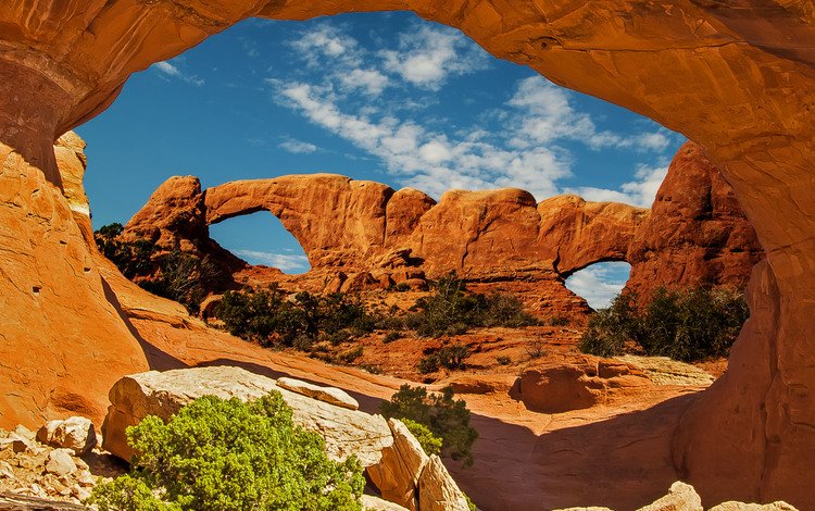 скалы, пейзаж, арки, национальный парк арки, rocks, landscape, arch, arches national park