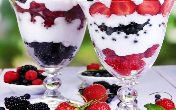 мороженое, фрукты, клубника, ягоды, десерт, сладкий, ice cream, fruit, strawberry, berries, dessert, sweet