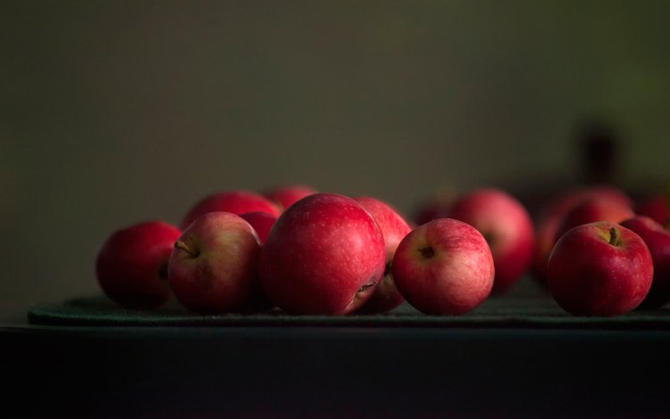 яблоки, красные, боке, apples, red, bokeh