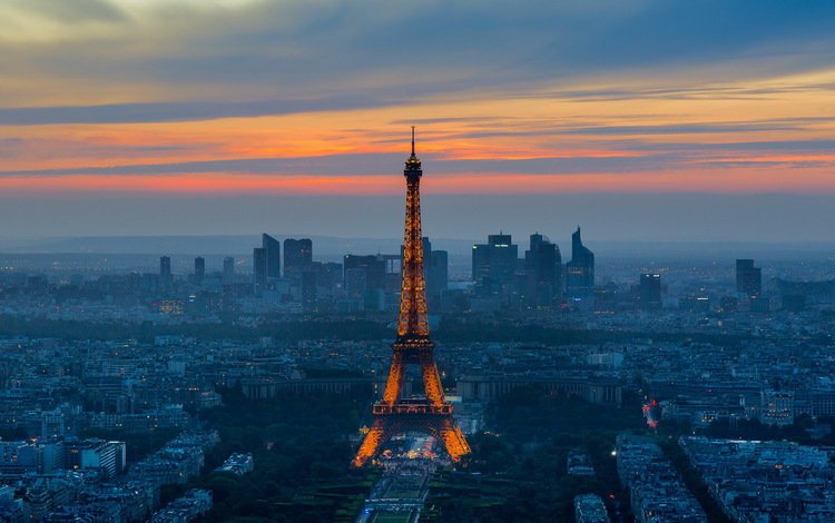 пейзаж, париж, франция, эйфелева башня, landscape, paris, france, eiffel tower
