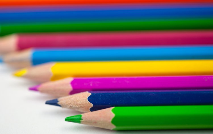 карандаши, цветные, карандашами, coloured, pencils, colored
