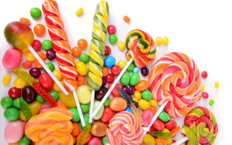 конфеты, разноцветный, красочные, десерт, леденцы, мармелад, сладкий, драже, candy, colorful, dessert, lollipops, marmalade, sweet, pills