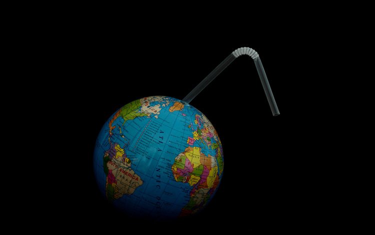 земля, фон, глобус, трубочка, earth, background, globe, tube