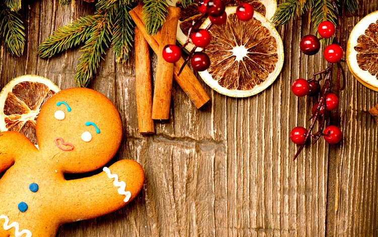 корица, сладости, ягоды, рождество, пряники, cinnamon, sweets, berries, christmas, gingerbread