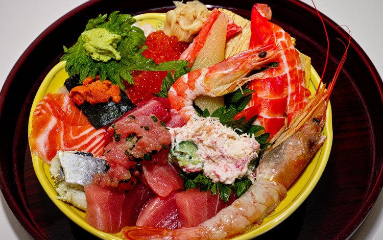 тарелка, морепродукты, креветка, plate, seafood, shrimp