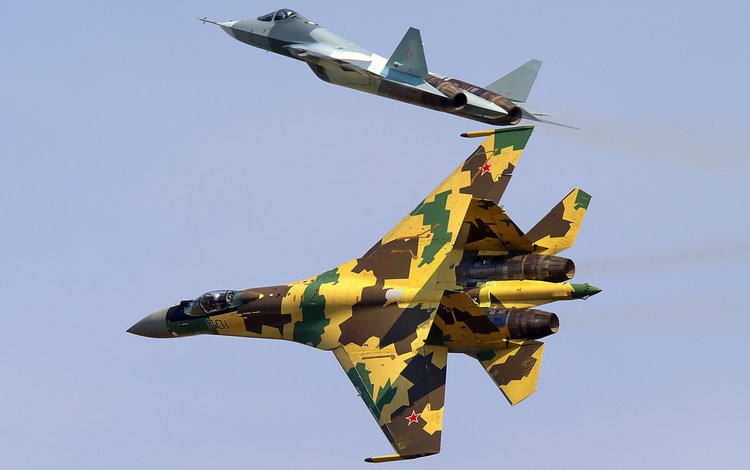 самолет, истребитель, су-35, the plane, fighter, su-35