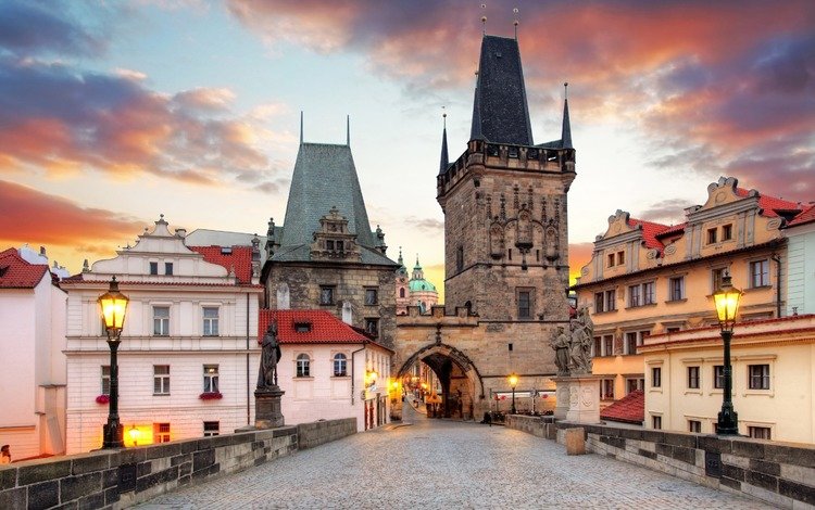 прага, карлов мост, чехия, старый замок, prague, charles bridge, czech republic, the old castle