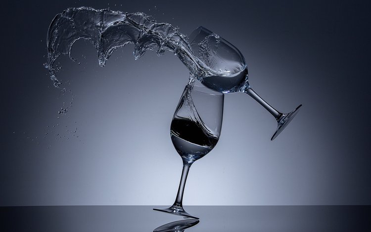 бокал, всплеск, падение, when wine glasses fight, glass, splash, drop