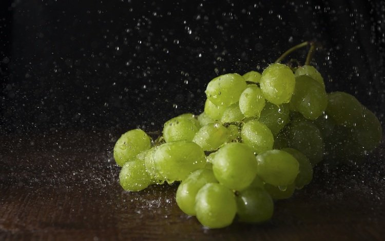 вода, макро, виноград, капли, брызги, water, macro, grapes, drops, squirt