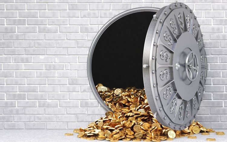 стена, деньги, золото, богатство, золотая, бабосы, с серыми, reinforced door, wall, money, gold, wealth, gray