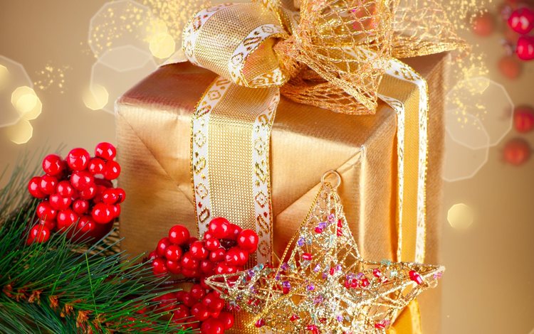 новый год, подарок, рождество, коробка, украшение, new year, gift, christmas, box, decoration