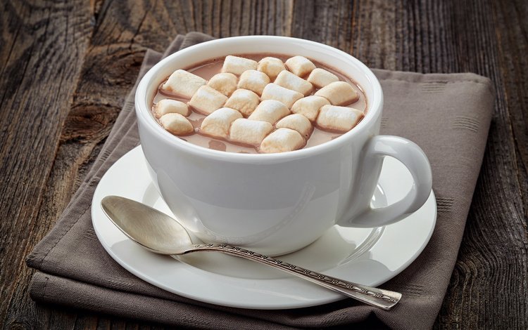 зима, напиток, чашка, горячий, зефир, кубок, какао, горячая, winter, drink, cup, hot, marshmallows, cocoa