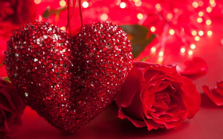 розы, красный, сердце, любовь, романтика, roses, red, heart, love, romance