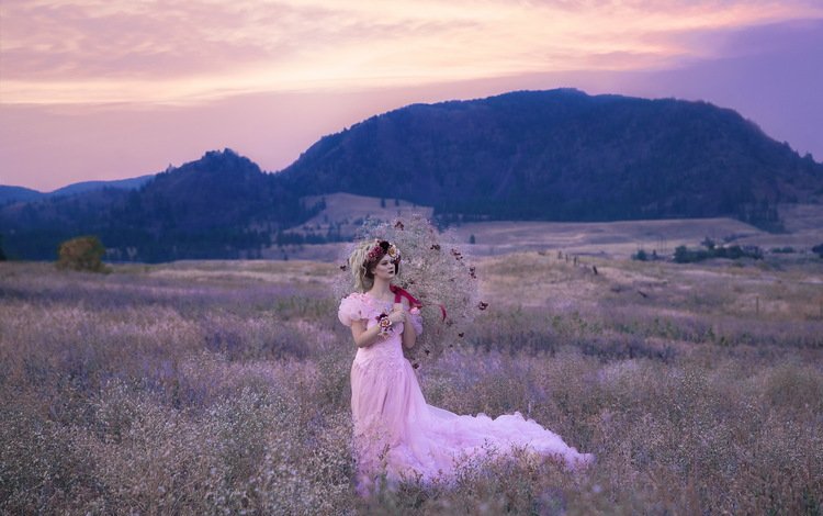 природа, девушка, пейзаж, nature, girl, landscape