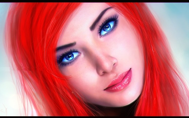 фон, взгляд, лицо, голубые глаза, русалочка, красные волосы, ариель, background, look, face, blue eyes, the little mermaid, red hair, ariel