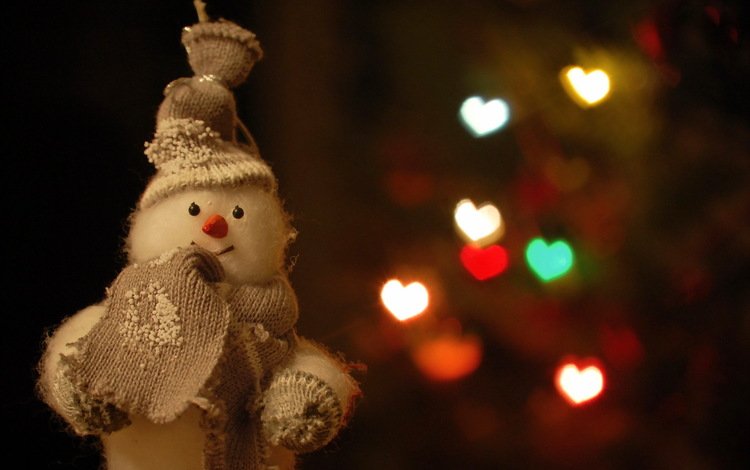 елка, игрушка, снеговик, праздник, tree, toy, snowman, holiday