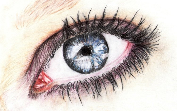 глаза, лицо, глаз, живопись, ресницы, карандаш, eyes, face, painting, eyelashes, pencil