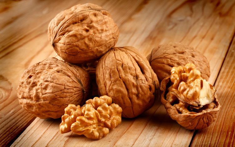 орехи, ядро, скорлупа, грецкие, грецкие орехи, juglans regia, деревянная поверхность, nuts, -, shell, walnut, walnuts, wooden surface