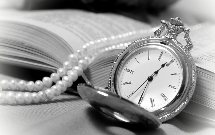 винтаж, часы, книга, ожерелье, vintage, watch, book, necklace