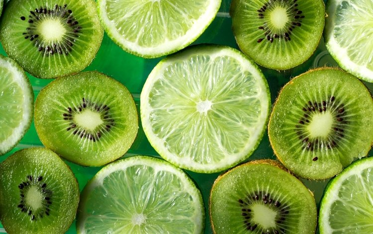 зелёный, фрукты, лайм, киви, green, fruit, lime, kiwi