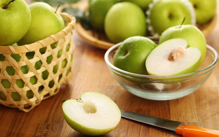 зелёный, яблоки, плод, фрукт, green, apples, the fruit, fruit