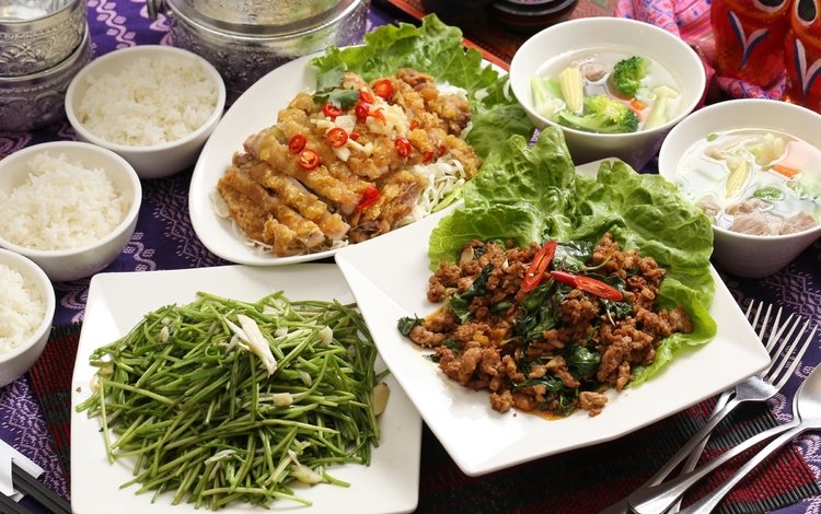 овощи, мясо, рис, салат, суп, ассорти, блюда, тайваньская кухня, vegetables, meat, figure, salad, soup, cuts, meals, taiwanese cuisine