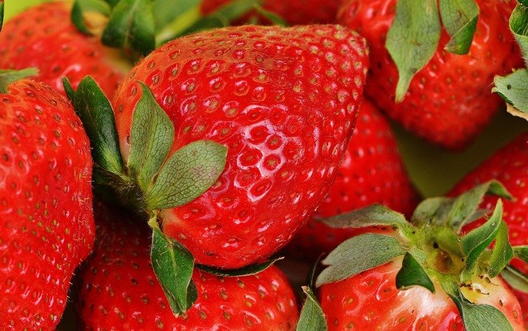 макро, ягода, красная, клубника, сладкая, macro, berry, red, strawberry, sweet