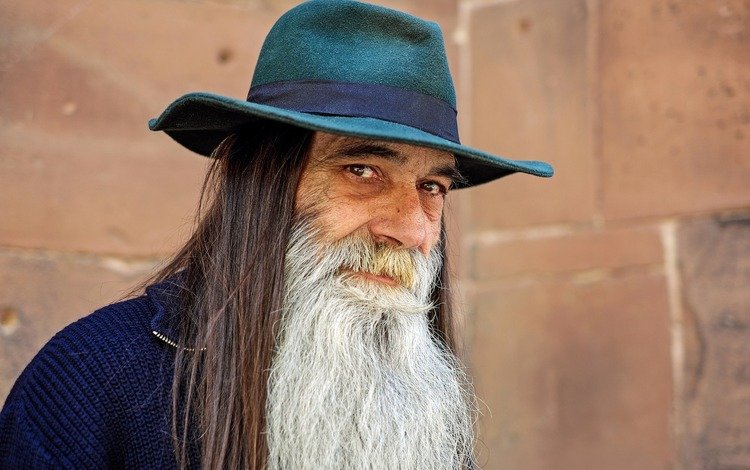 взгляд, человек, лицо, мужчина, шляпа, борода, look, people, face, male, hat, beard