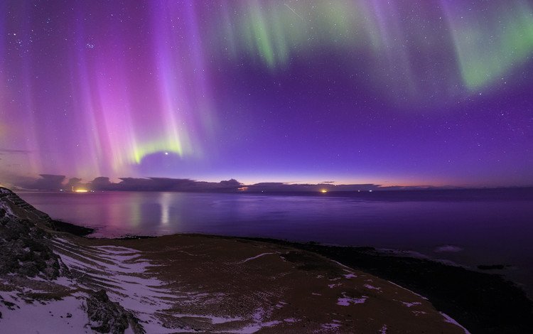 северное сияние, исландия, aurora borealis, northern lights, iceland